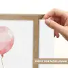 Draak - Baby dier - Roze ballon Light Box met batterij (Wandlamp kind) middel -USP_websiteprintNL