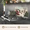 Kerstsfeer - Landelijk - Rood keuken achterwand spatscherm klein -usp_NL