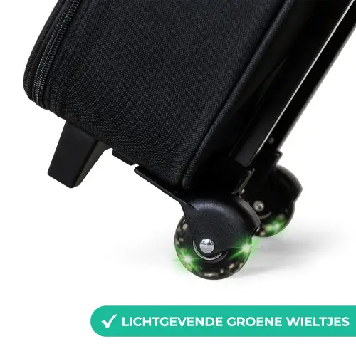 Mystieke monarch Kinderkoffer - Zwart klein -wiel_NL