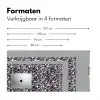 Spat - Stippen - Zwart - Wit Muismat XXL klein 681 -sfeer5