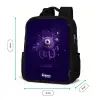 Kosmisch tentakelmonster Rugzak - Zwart middel -productfoto_formaten