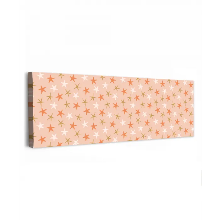Zee - Dieren - Roze - Zeesterren canvas 2cm klein 828 -z3d
