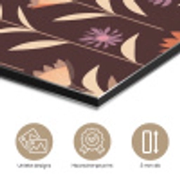 Elegant - Retro - Bruin aluminium wit klein 46 -closeup_NL