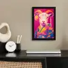 Geit - Hoorns - Kimono - Kleurrijk fotolijst zwart zonder passe partout klein -sfeer1