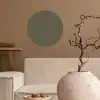 Grijs - Warm - Herfst Wandcirkel behangsticker klein 186 -sfeer1