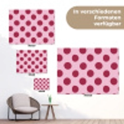 Stippen - Patroon - Bordeaux tuinposter los doek klein 239 -Xsfeer9_DE