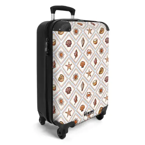 Oranje strand print NBS - Handbagage koffer - Volwassenen Unisex middel -productfoto_3d