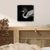 Kraanvogel - Zwart - Wit - Vogel - Dieren plexiglas 5mm klein -sfeer4