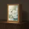Lieveheersbeestje - Bloemen - Wit Light Box met kabel (Tafellamp) klein -z3d_website