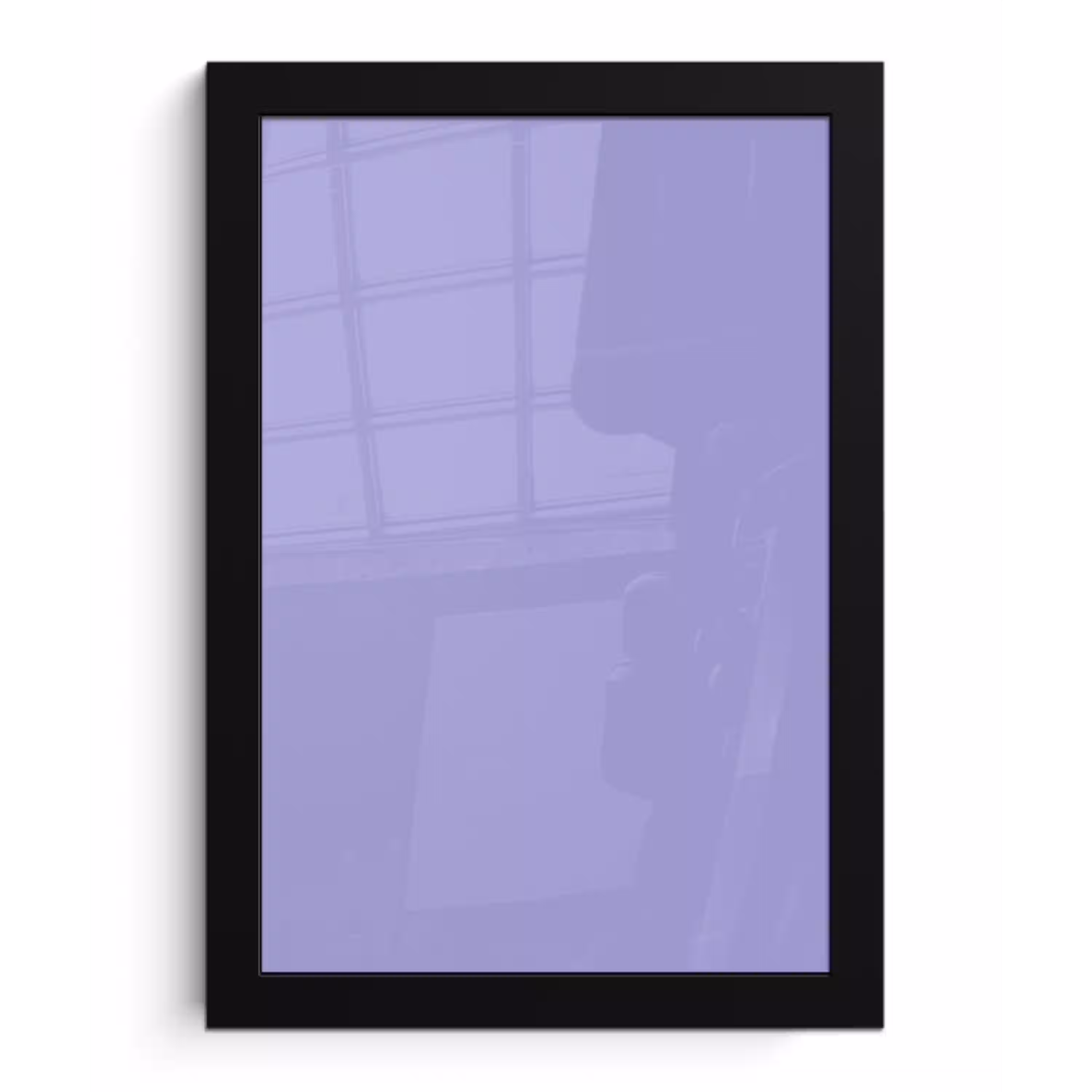 Ceil - Paars - Lila fotolijst zwart zonder passe partout klein 224 -3d