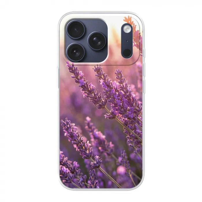 Lavendel - Paars - Zonlicht Telefoonhoesje iPhone 17 Pro klein -3d