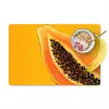 Papaja - Oranje - Topisch Placemat vinyl groot -zzzproduct_Kitchenyeah-website