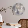 Penseelstreken - Schilderij - Beige Akoestische PET Vilt - Rond klein -sfeer3