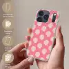 Schelpen - Patroon - Roze - Wit - Strand Telefoonhoesje iPhone 17 Pro klein -sfeer3_NL