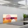 Vormen - Abstract - Kleurrijk keuken achterwand spatscherm klein -3d_schuin