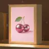 Disco - Kersen - Roze Light Box met kabel (Kinderlampje) klein -zzz_3d_website