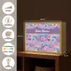 Regenbogen - Bloemen - Kleurrijk - Wolken Light Box met batterij (Wandlamp kind) middel -USP_websiteoverzichtNL