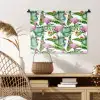 Flamingo - Bladeren - Tropisch Wandkleed katoen klein -sfeer5