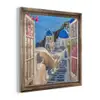 Doorkijk - Santorini - Landschap - Blauw - Grieks plexiglas 5mm klein -z3d