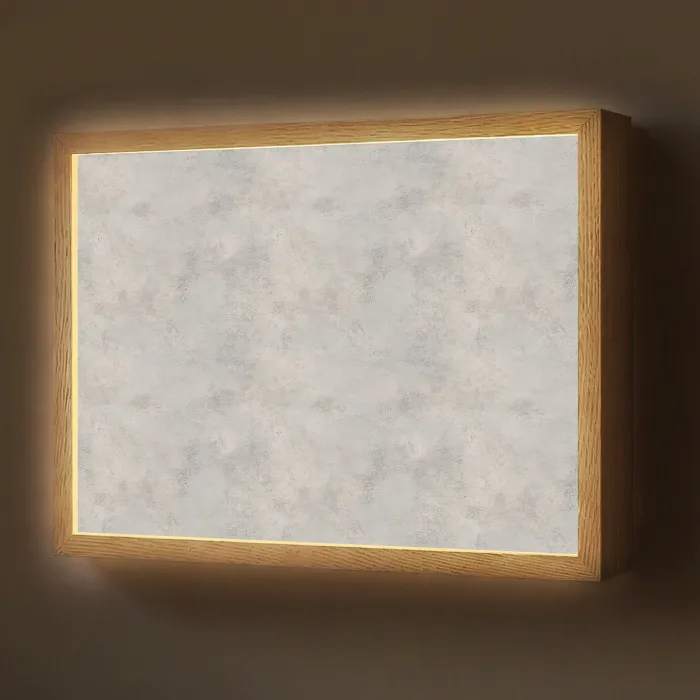 Grijs - Beton - Industrieel Light Box met batterij (Wandlamp) middel 907 -z3d_website