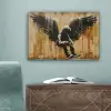 Graffiti - Kunst - Vleugels - Street art - Banksy canvas 2cm klein -sfeer4