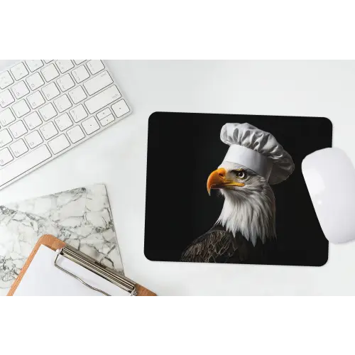 Arend -Amerika - Koksmuts - Vogel - Stoer muismat rubber klein -witbureau