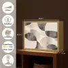 Grillige vormen - Subtiele overgangen - Dynamisch Light Box met batterij (Wandlamp) middel -USP_websiteoverzichtNL