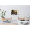 Het melkmeisje - Schilderij van Johannes Vermeer Muursticker klein -eettafel