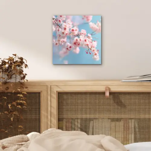 Takken - Bloesems - Roze aluminium wit klein -sfeer3