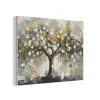 Boom - Abstract - Beige - Goud - Zwart PET vilt klein -3d