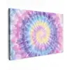 Spiraal - Tie dye - Pasteltinten canvas 2cm klein -z3d