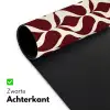 Rood - Druppelpatroon - Grafisch Muismat XXL klein 681 -sfeer2