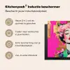 Bloemenkroon - Goud - Vrouw - Portret Inductie beschermer vinyl 3mm middel -zzzzzzusp-haakje_NL