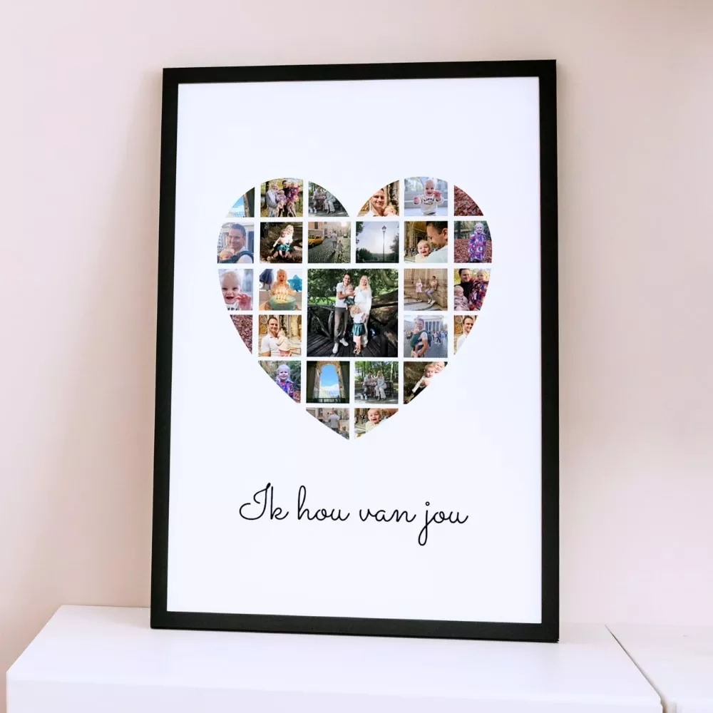 HART COLLAGE - FOTOLIJST