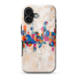Kunst - Geometrisch - Abstract - Kleurrijk Toughcase MagSafe Apple iPhone 17 klein -3d