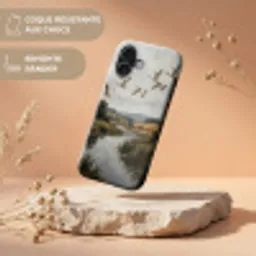 Eenden - Rivier - Landschap - Vlucht - Nostalgisch Toughcase MagSafe Apple iPhone 17 klein -USP_RandenV_FR