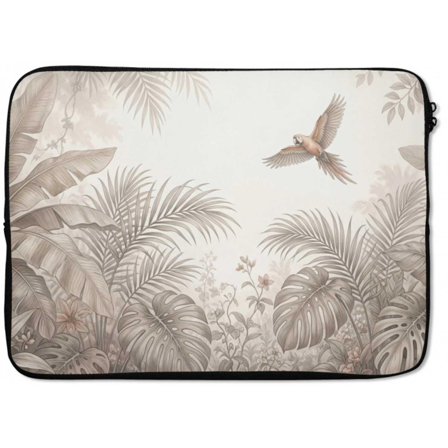 Papagaai - Jungle - Tropisch laptophoes neopreen klein -zkaufland3dotto