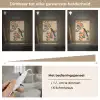 Vogel - Tak - Bloemen - Oranje Light Box met kabel (Tafellamp) klein -USP_dimbaarNL