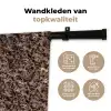 Graniet - Bruin - Structuur Wandkleed katoen klein 269 -sfeer2