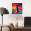 Ijsschots - Pinguïn - Abstract - Lucht aluminium wit klein -sfeer5