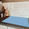 Donkerblauw - Patroon - Lijnen Inductie beschermer vinyl 3mm klein 276 -sfeer3