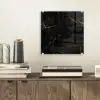 Zwart marmer - Gouden aders - Klassiek plexiglas 5mm klein -sfeer1