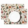 Illustratie - Kerstfiguren - Beige Placemat vinyl groot 368 -zzsfeer2_Kitchenyeah-website