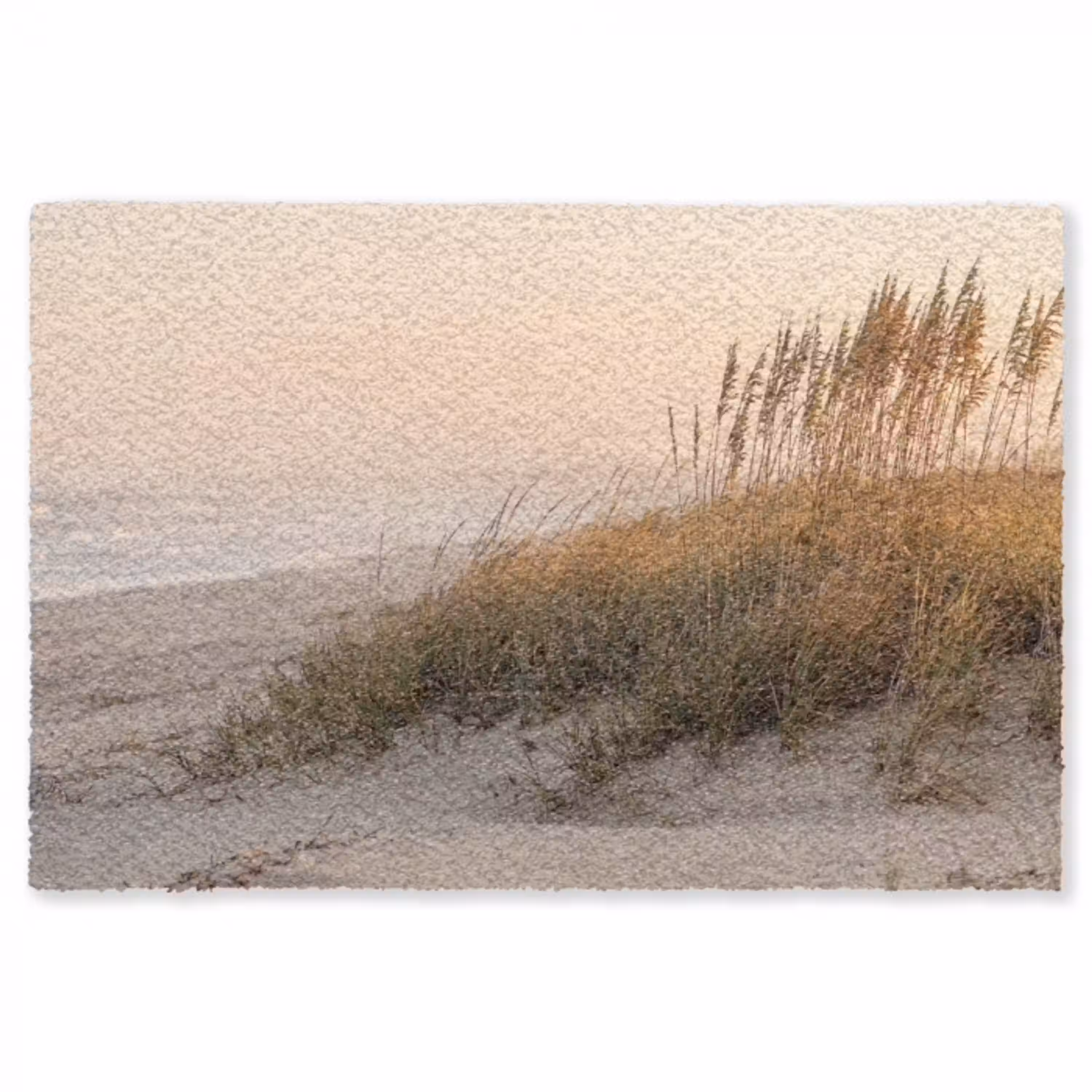 Duinlandschap - Zonsondergang - Strand Vloerkleed Rechthoek klein -3d