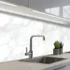 Minimalistisch - Wit - Grijze aders keuken achterwand 2 middel 871 -3d_schuin