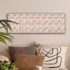 Abstract - Patroon - Beige - Rood canvas 2cm klein 828 -sfeer1