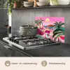 Stad - Roze - Palmbomen keuken achterwand spatscherm klein -usp_NL
