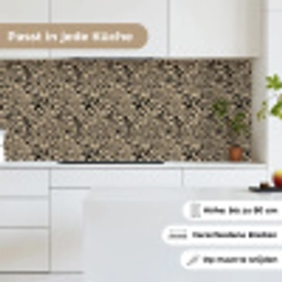 Giraf - Zebra - Motief - Bruin keuken achterwand 2 middel 871 -sfeer4_DE