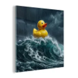 Storm - Badeend - Golven plexiglas 5mm klein -z3d