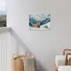 Hert - Landschap - Winter - Natuur - Dieren - Bergen tuinposter los doek klein -sfeer8